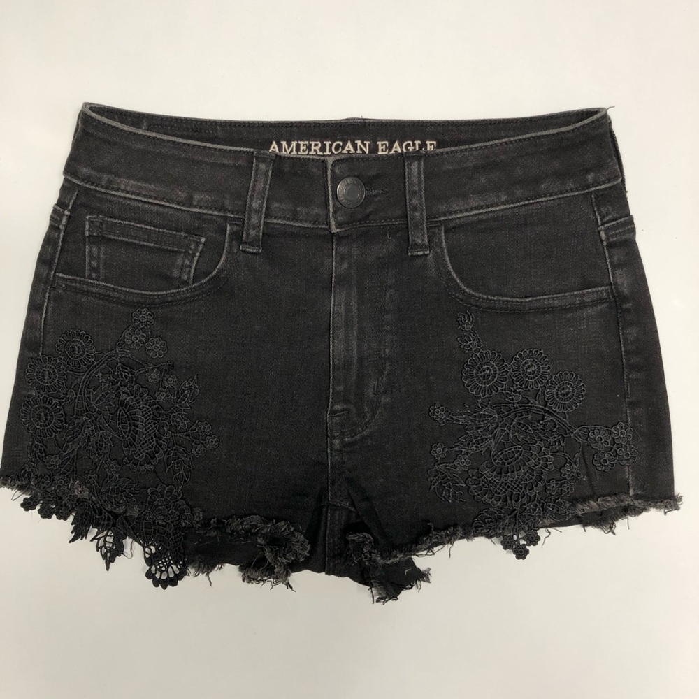 American eagle outfitters hi-rise shortie size 2